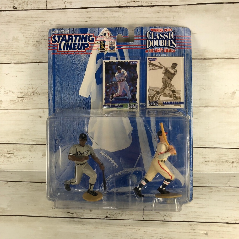 Starting Lineup 1997 Classic Doubles Frank Thomas Babe Ruth Kenner MLB Figures